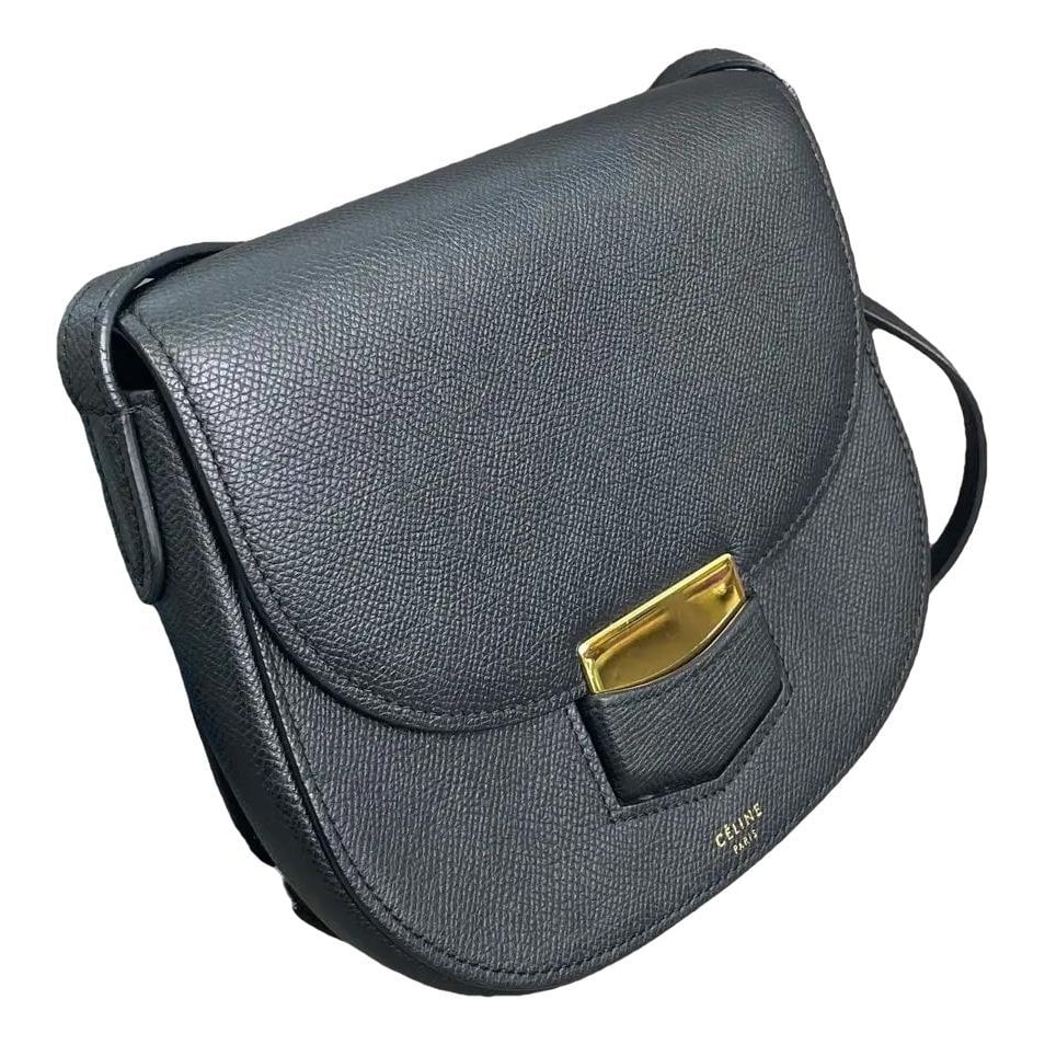 Trotteur leather crossbody bag