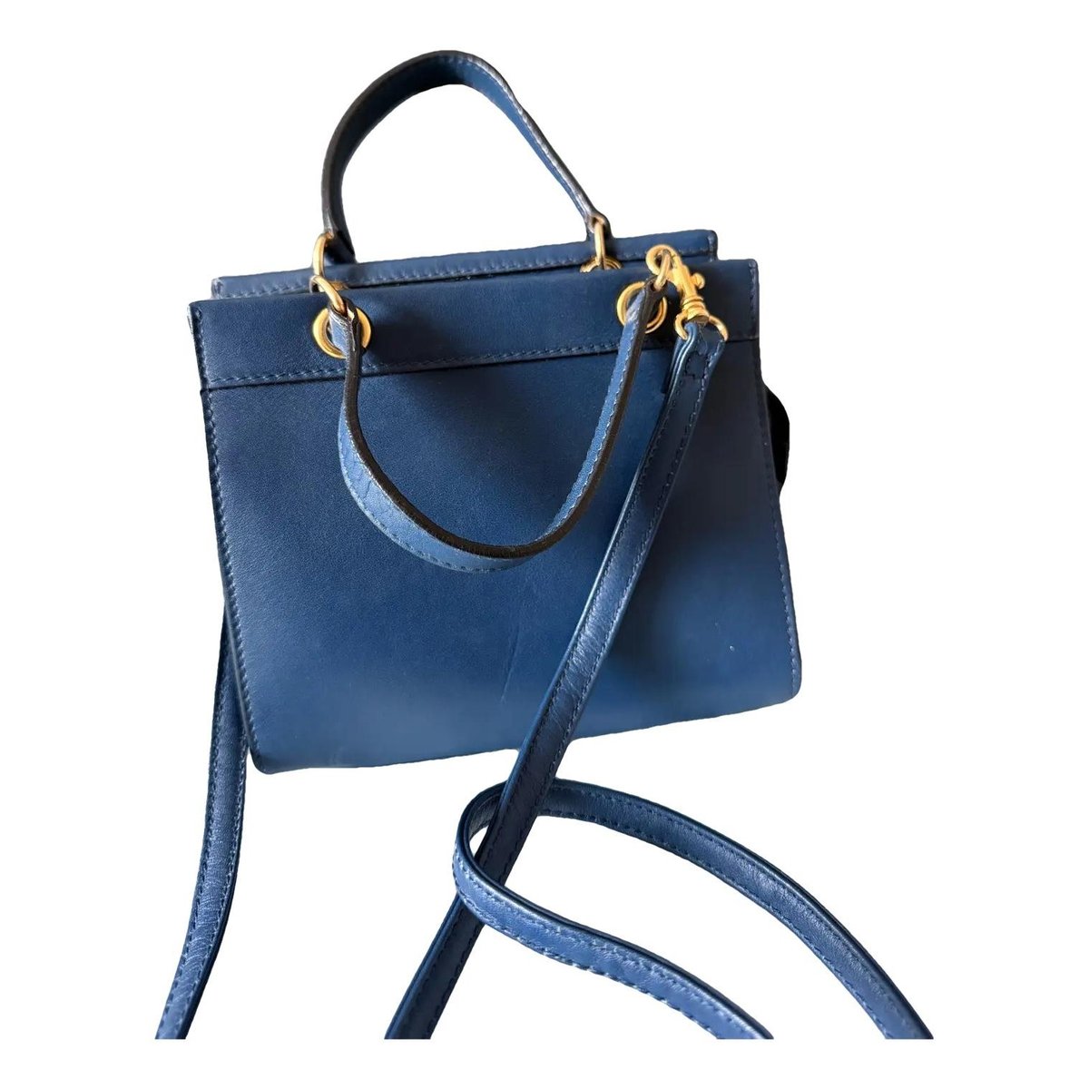 Soft Cube leather crossbody bag