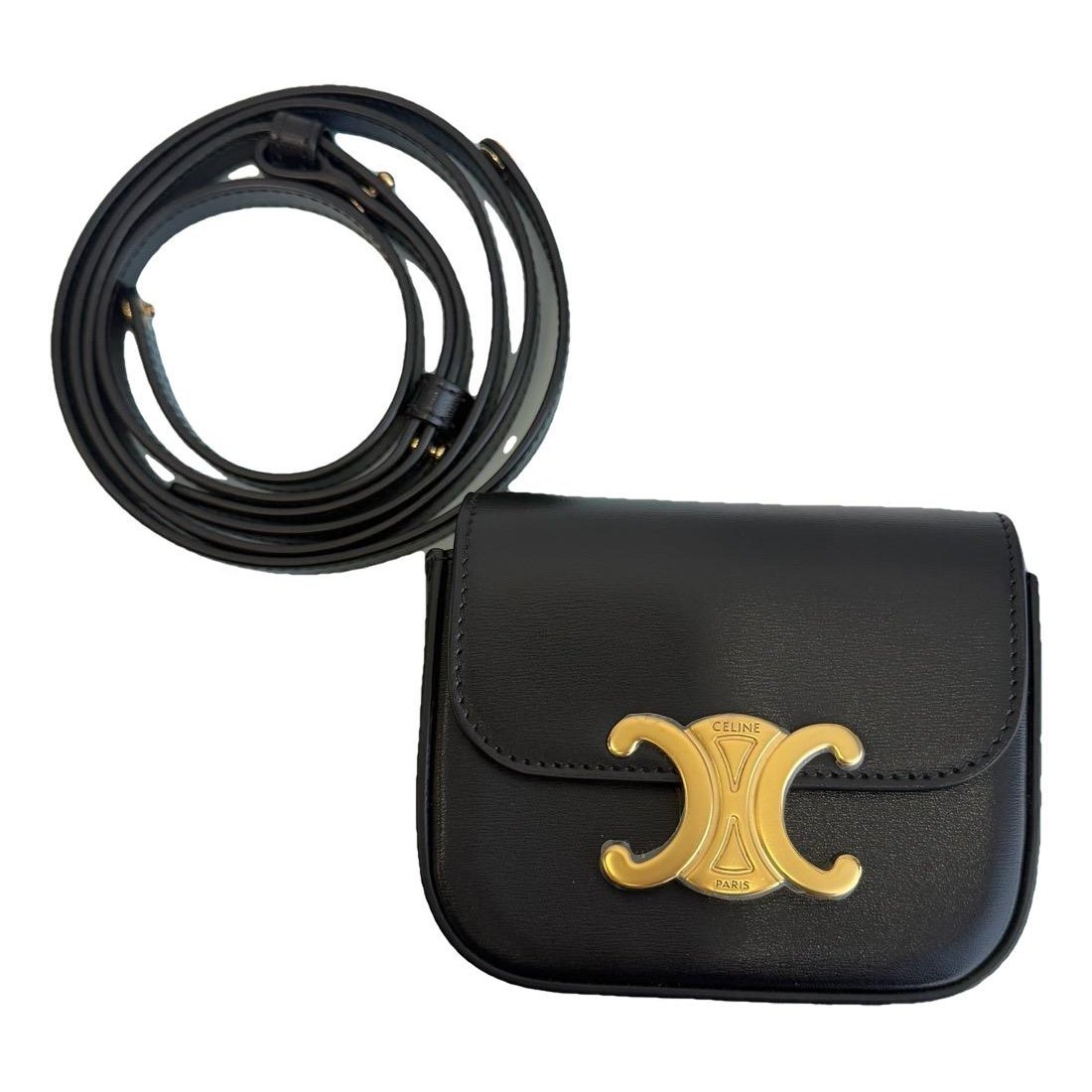 Triomphe leather handbag