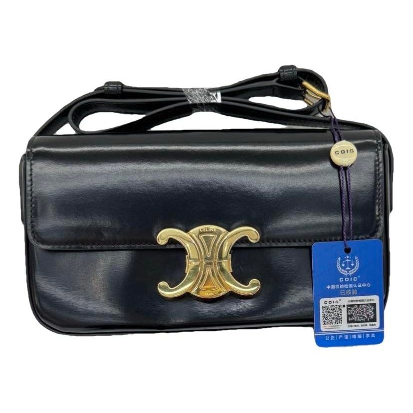 Triomphe Long leather handbag