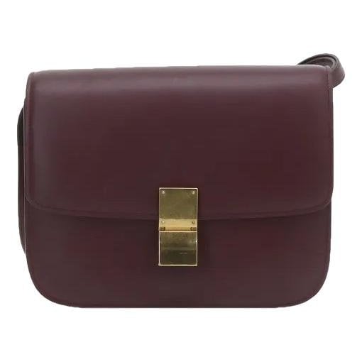 Classic leather crossbody bag