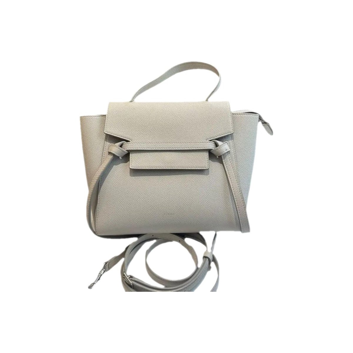 Belt leather handbag