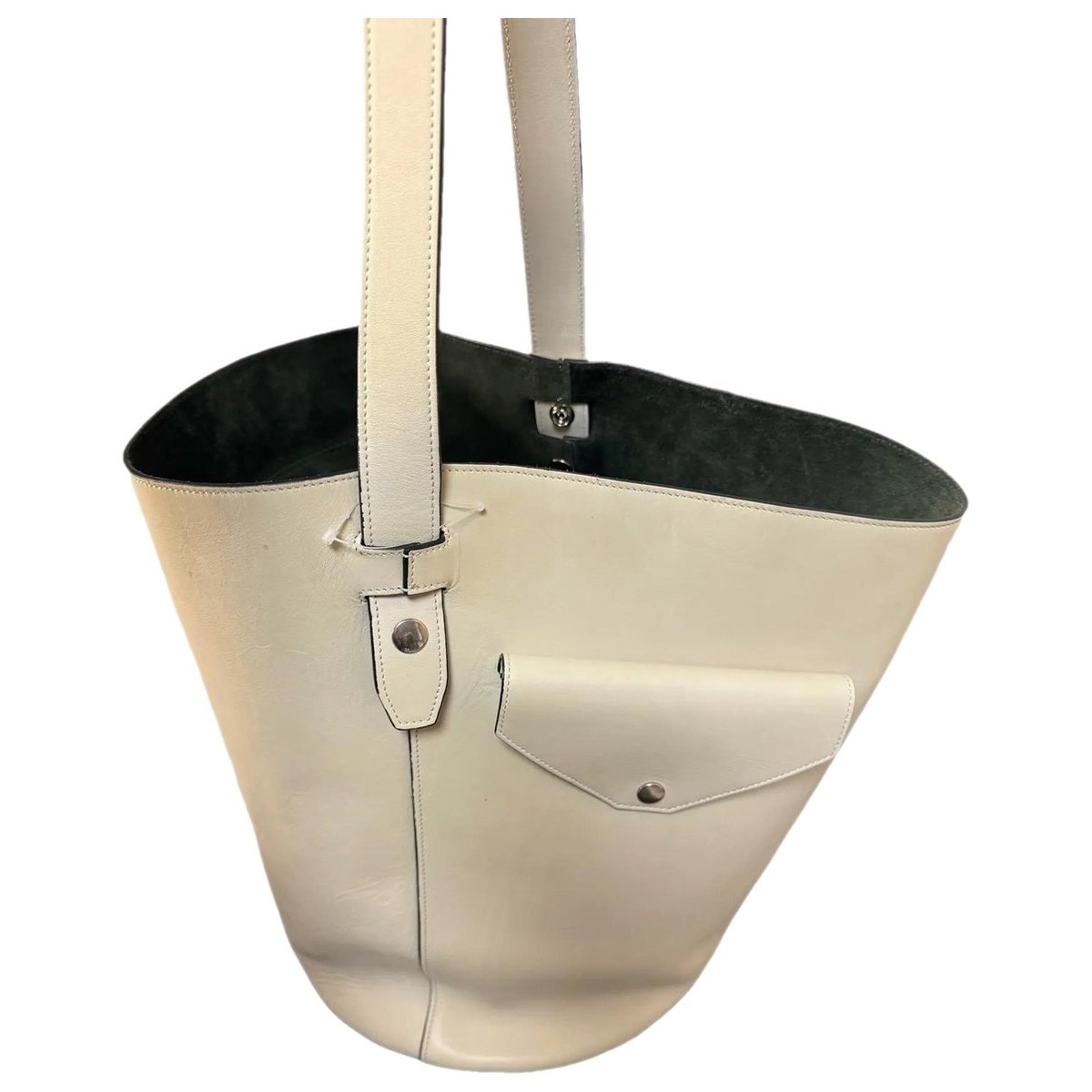 Biker leather handbag