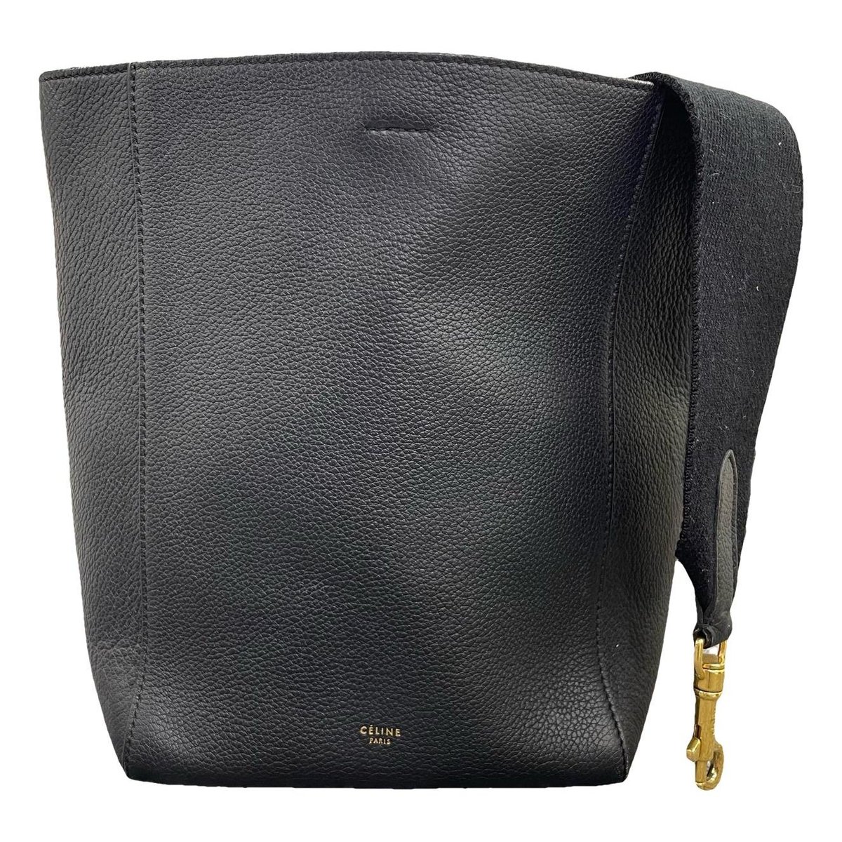 Seau Sangle leather handbag
