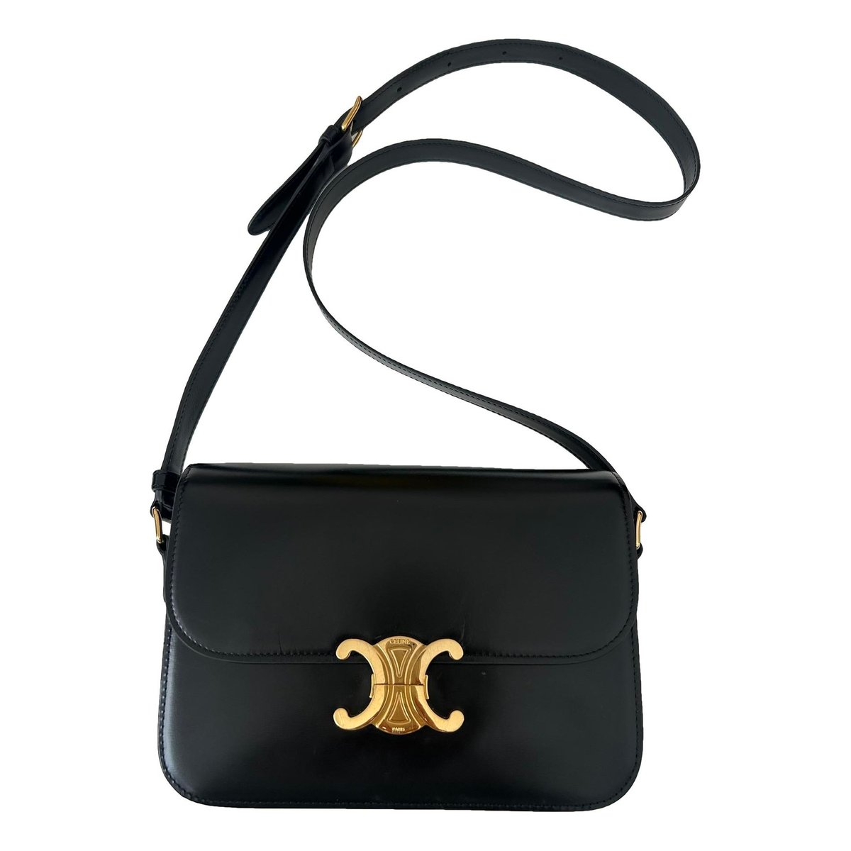 Triomphe leather handbag
