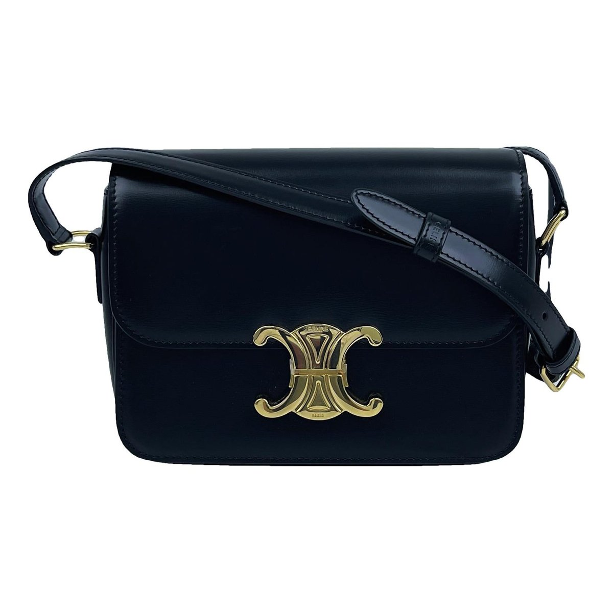 Triomphe leather handbag