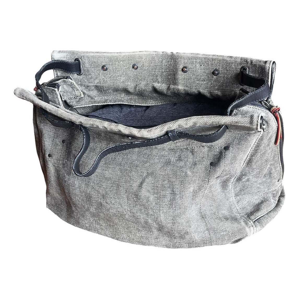 Carlos linen handbag