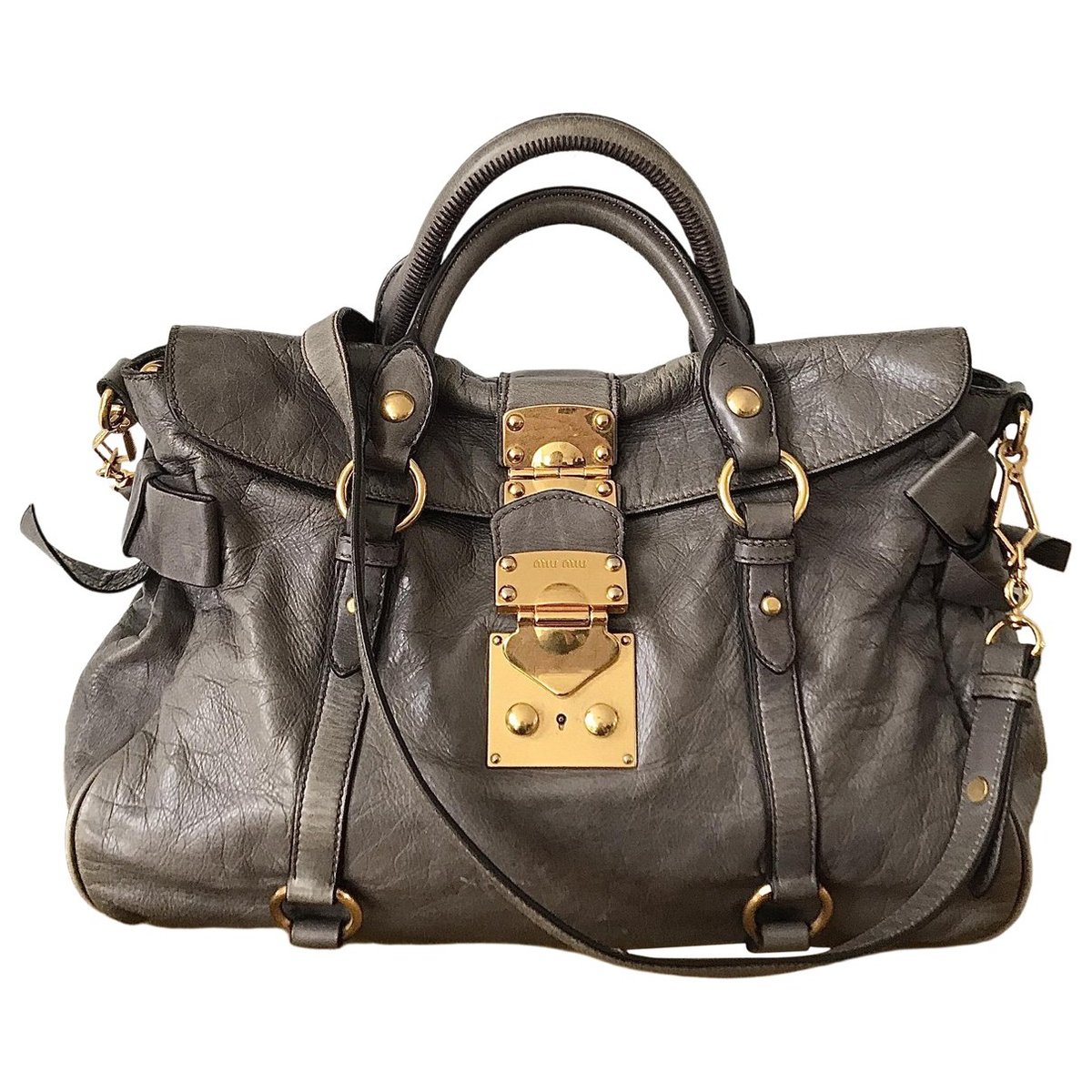 Vitello leather handbag