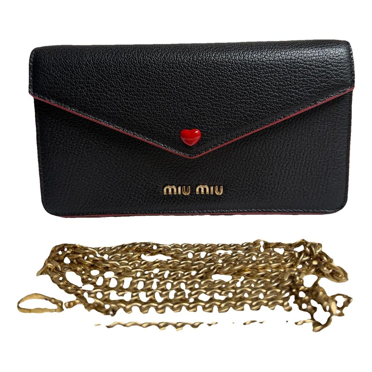 Miu delice leather crossbody bag
