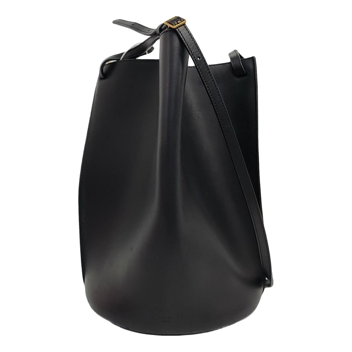 Twisted leather crossbody bag