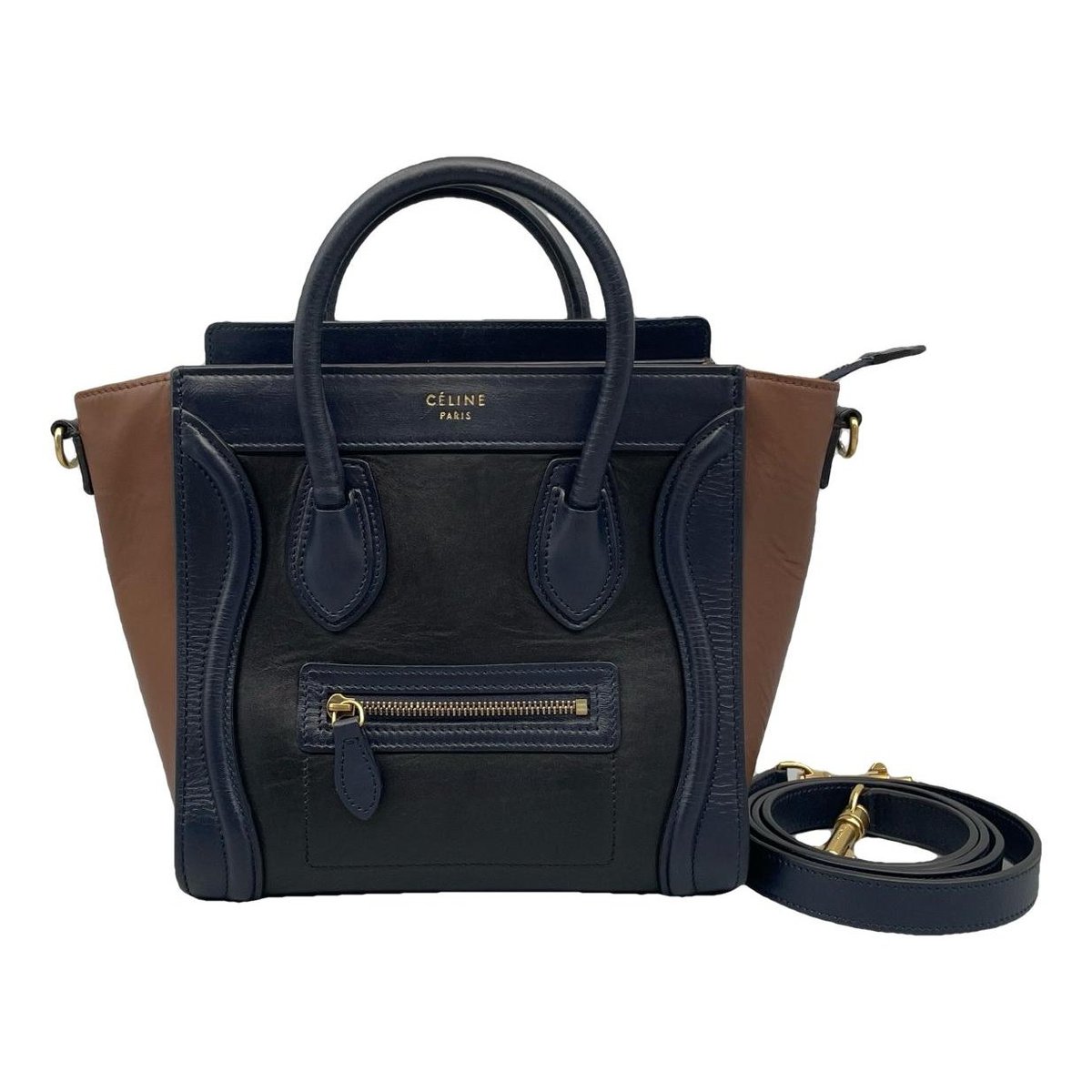 Nano Luggage leather handbag