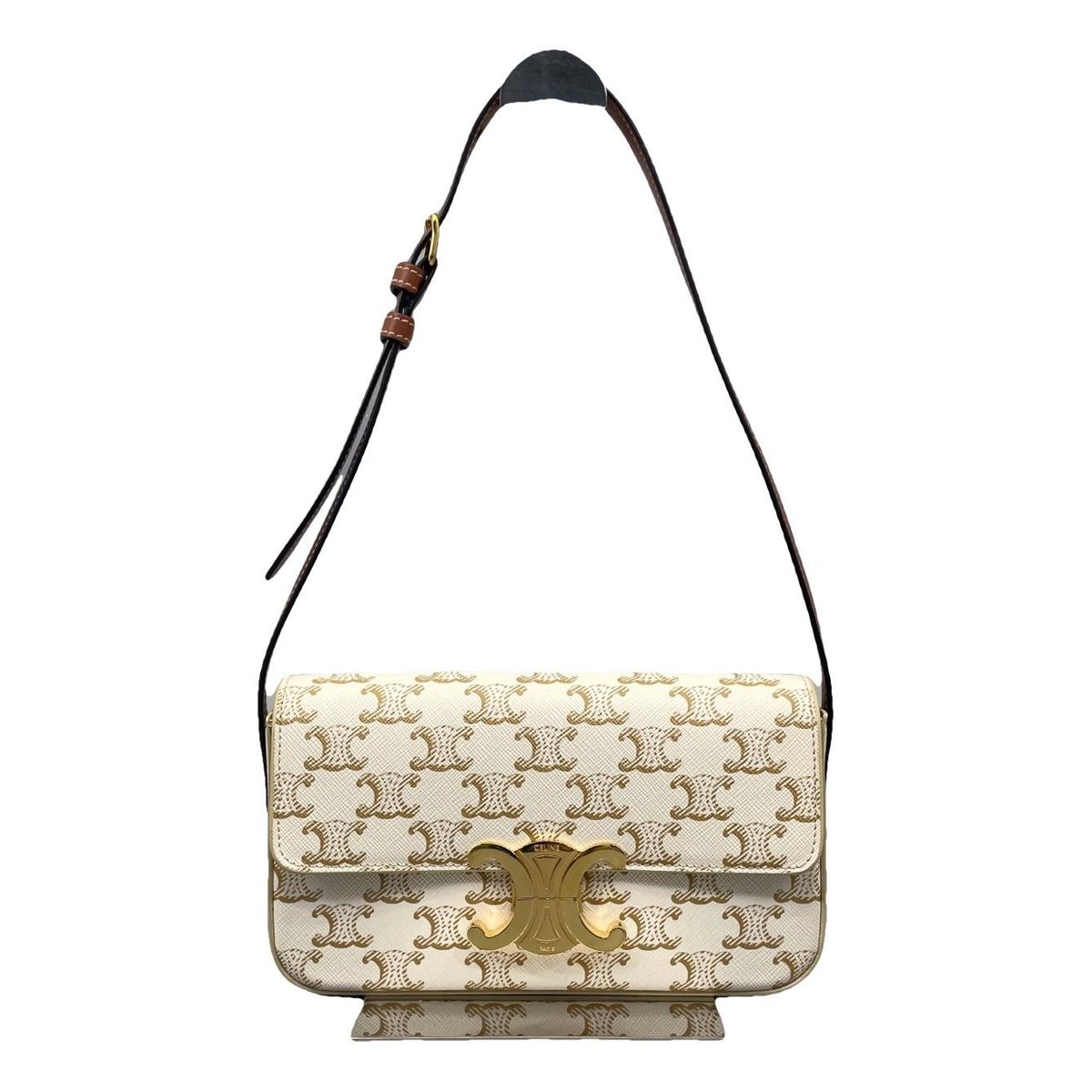 Triomphe Long leather handbag