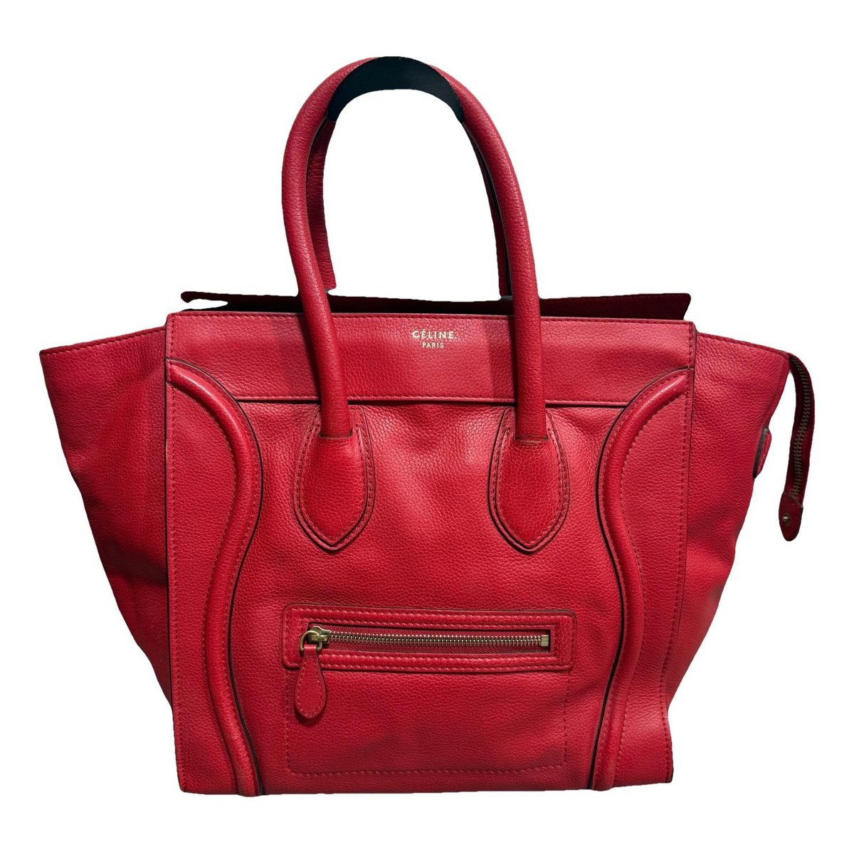 Luggage leather handbag