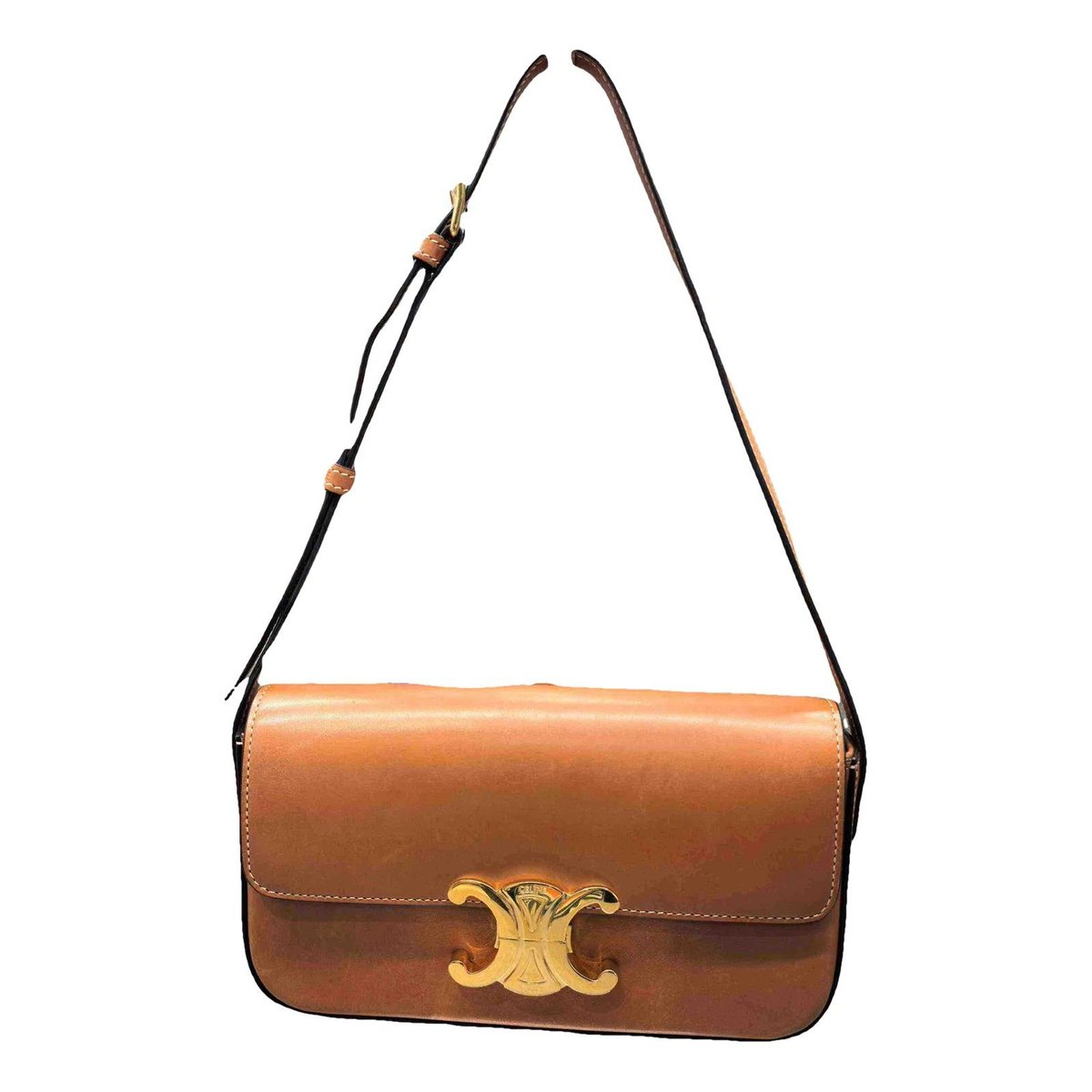Triomphe Long leather handbag