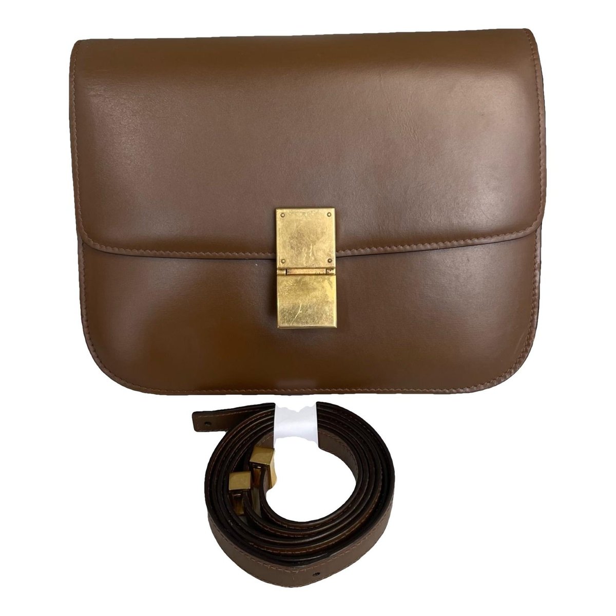 Classic leather crossbody bag