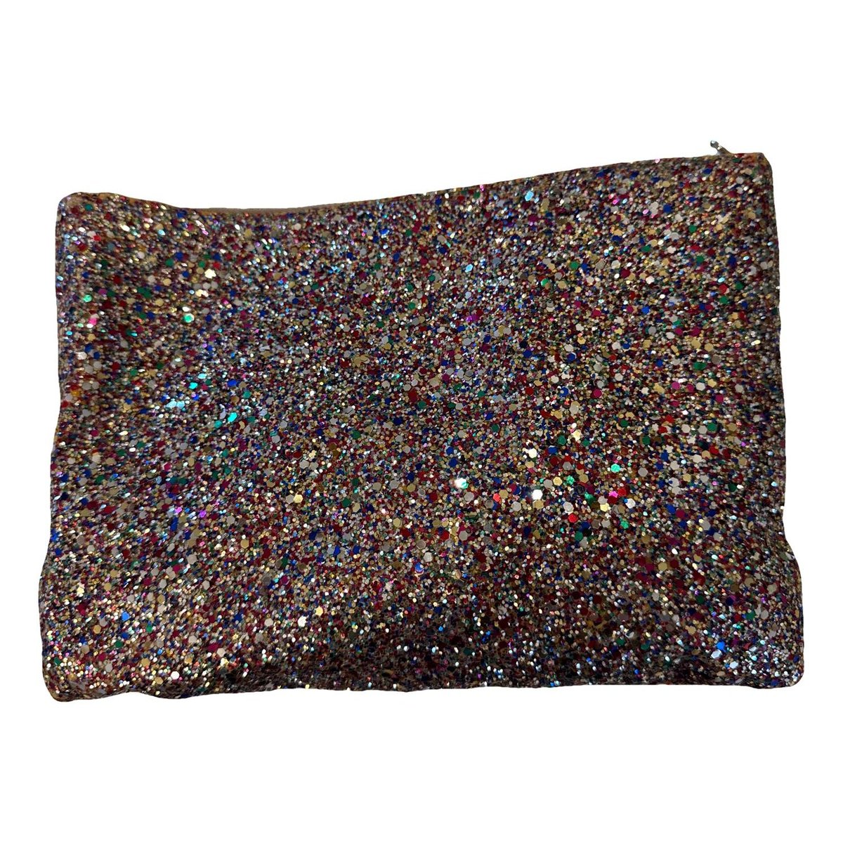 Glitter clutch bag