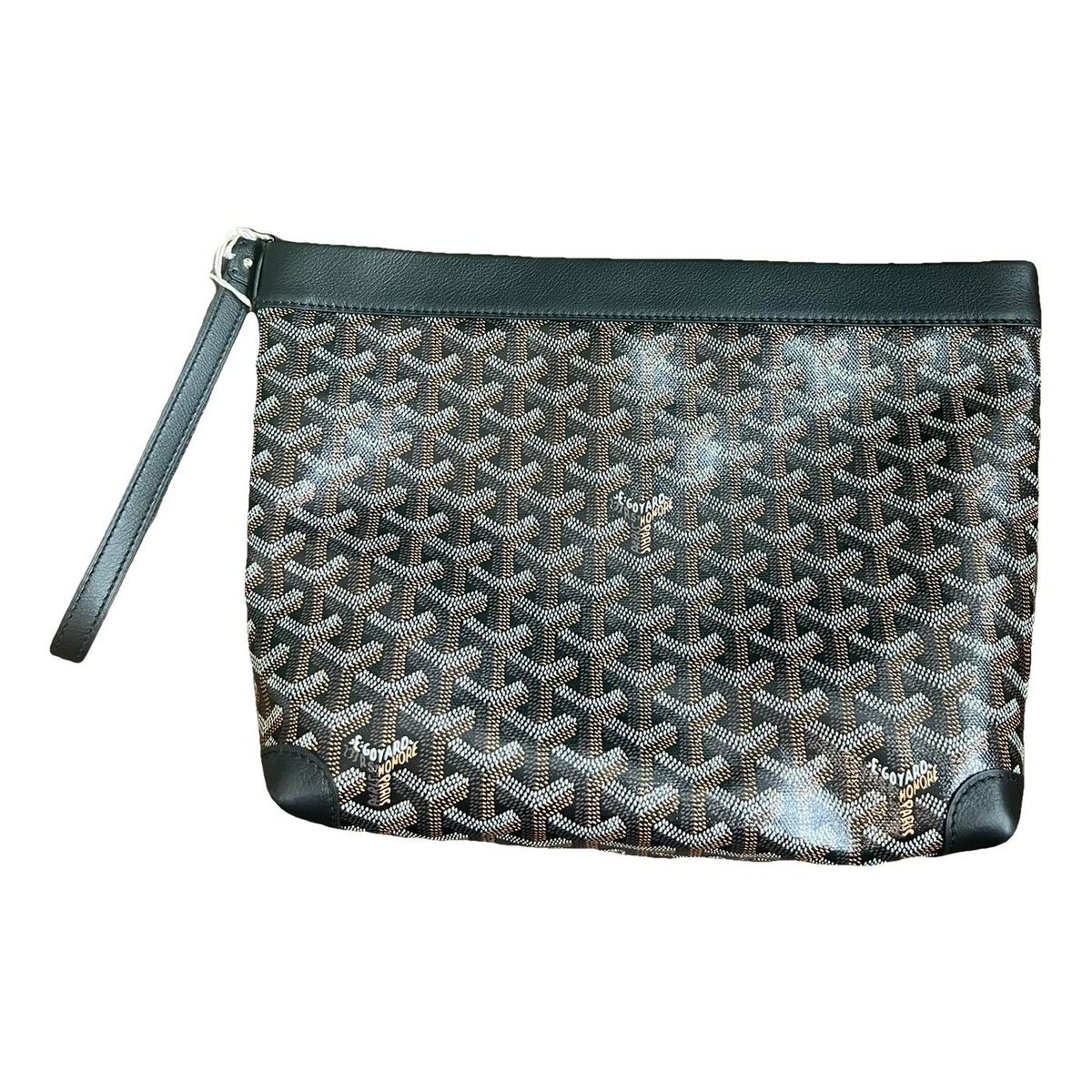 Jouvence leather clutch bag