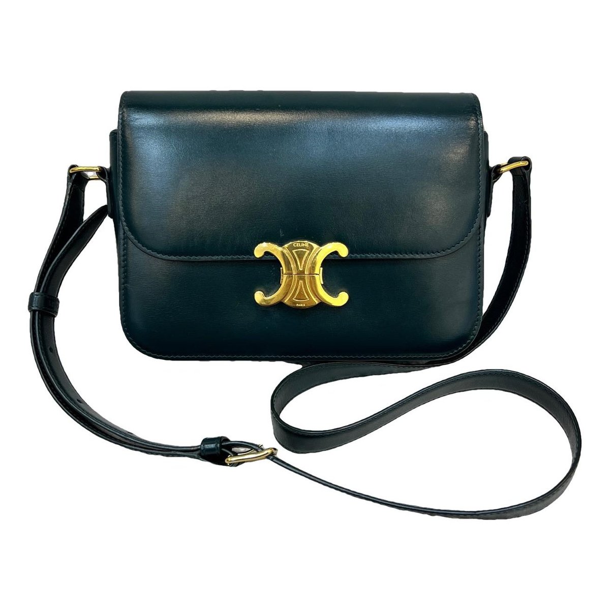 Triomphe leather handbag