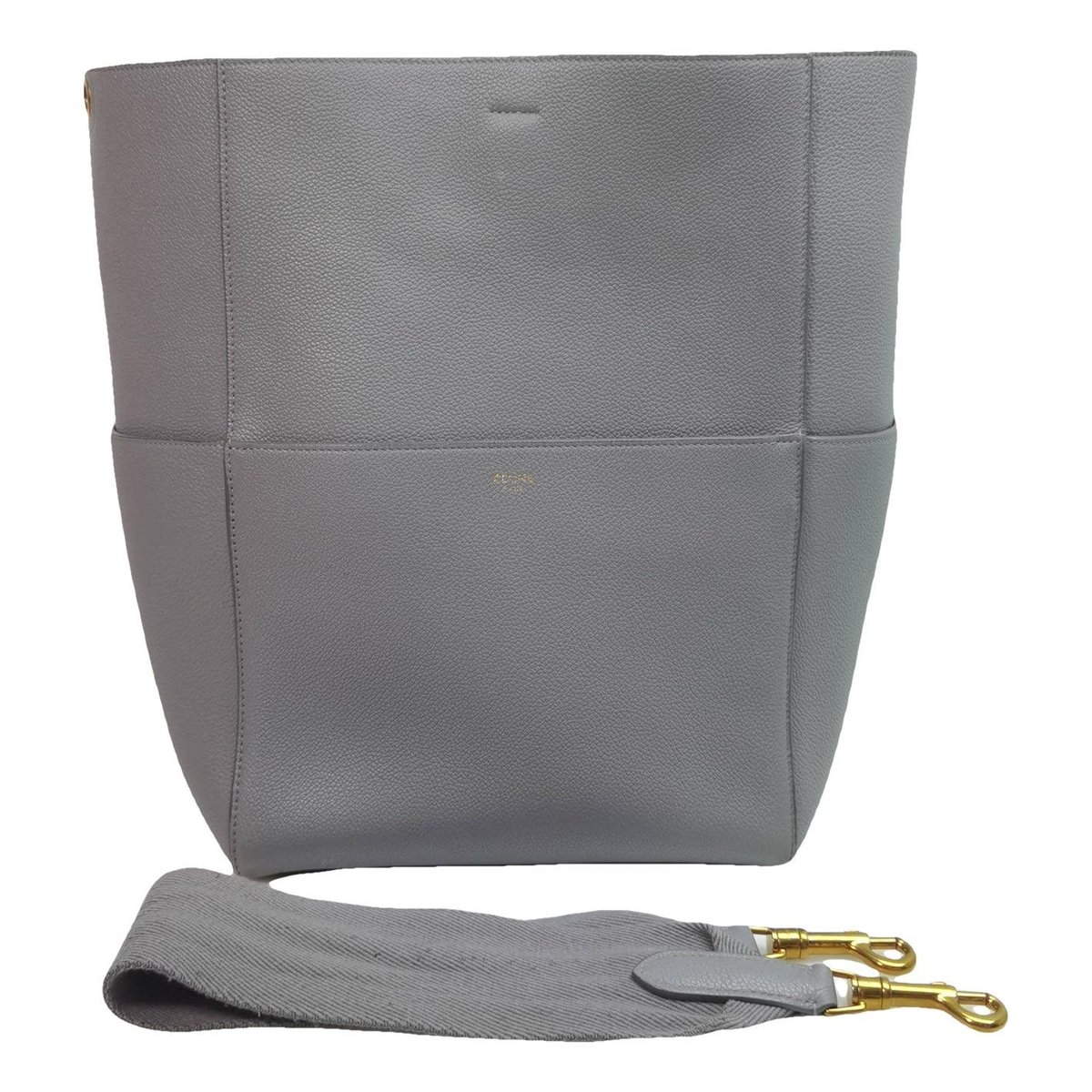 Seau Sangle leather tote
