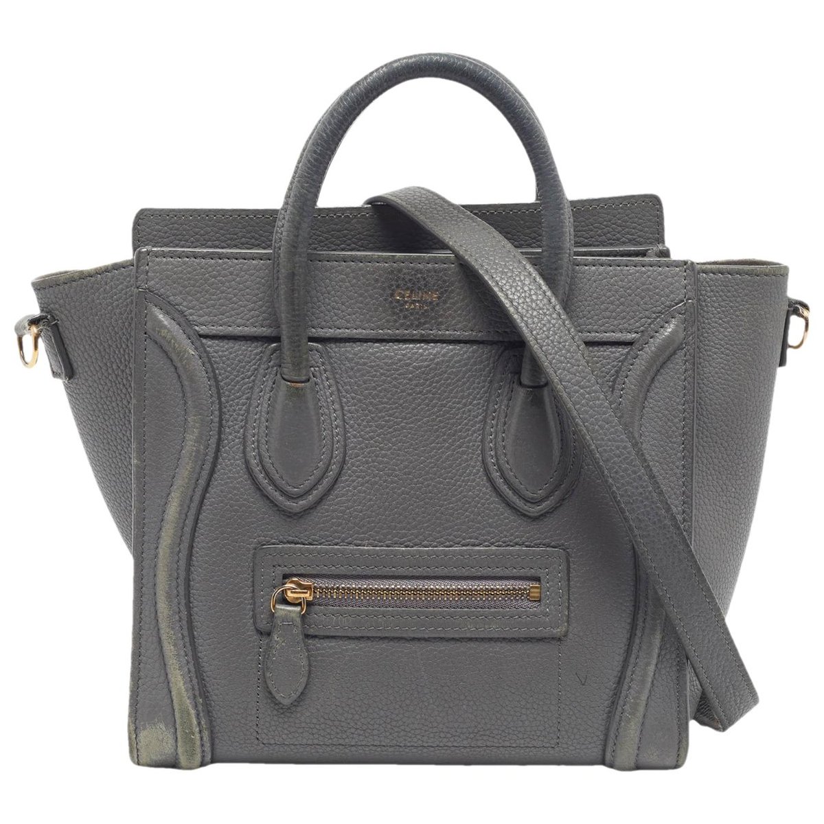 Luggage leather tote