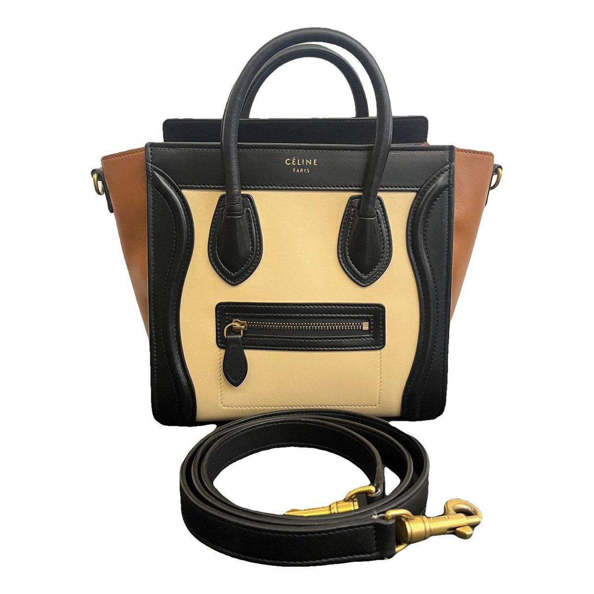 Nano Luggage leather handbag