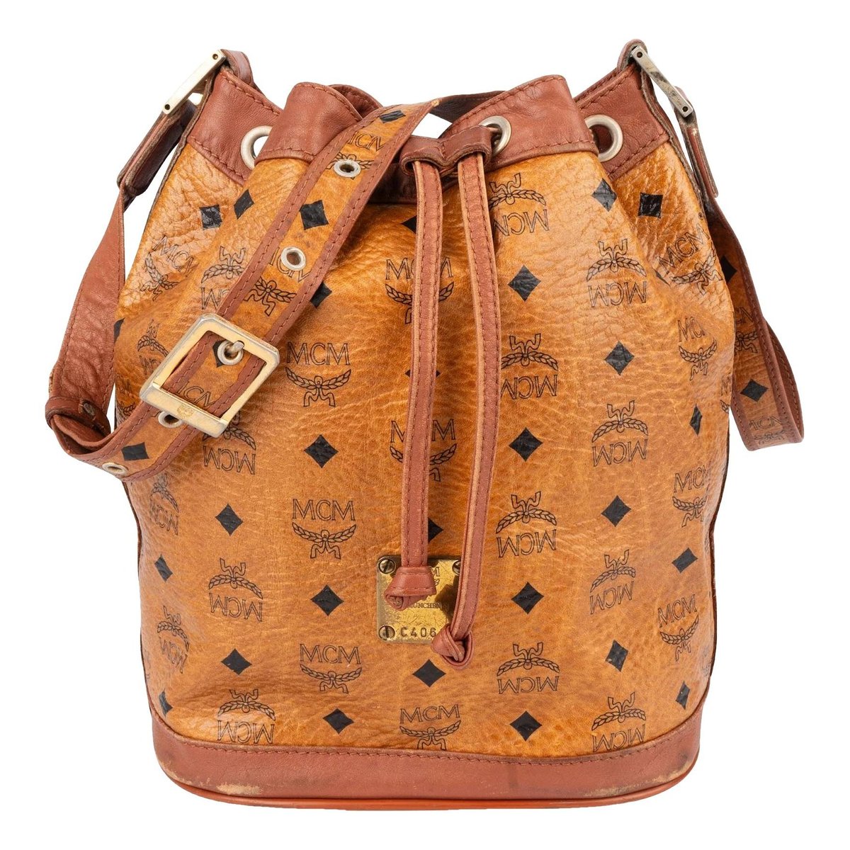 Heritage Drawstring leather crossbody bag