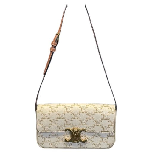 Triomphe Long leather handbag