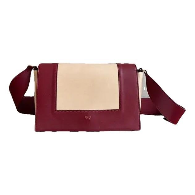 Frame leather crossbody bag