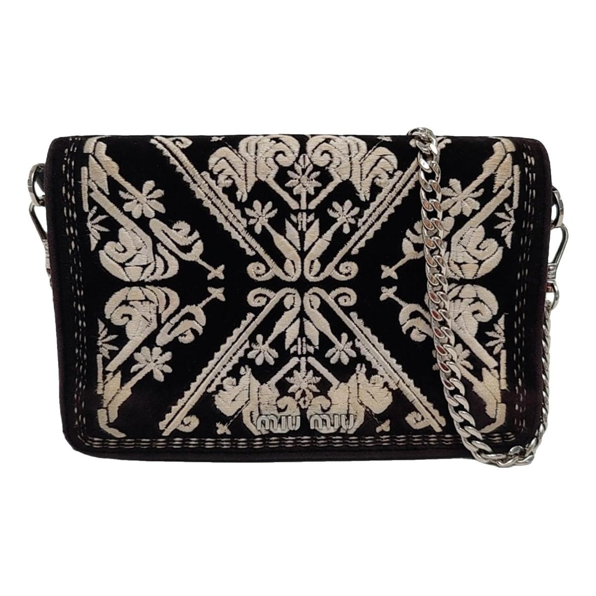 Miu delice cloth crossbody bag