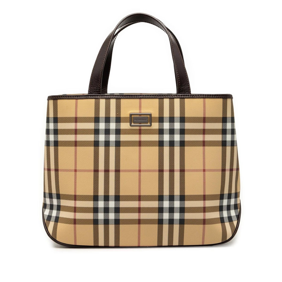 Pocket leather tote