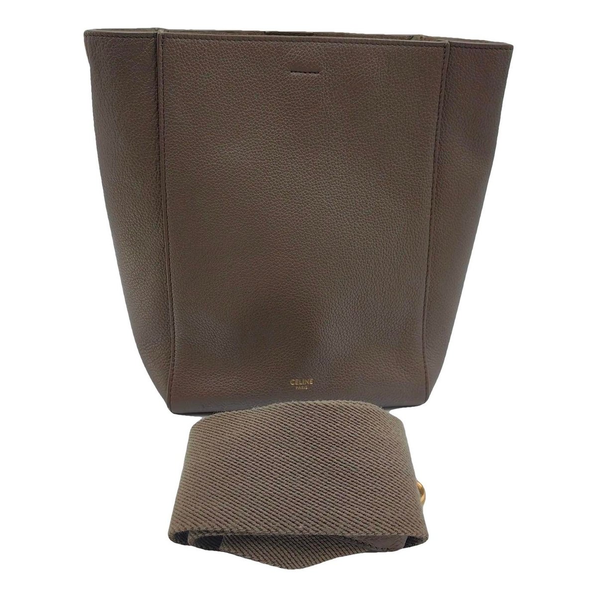 Seau Sangle leather handbag