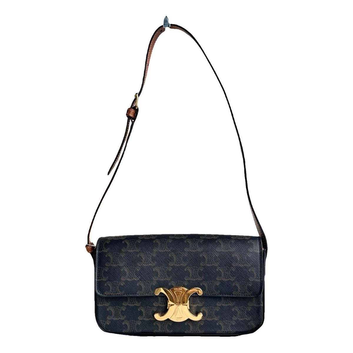 Triomphe Long leather handbag