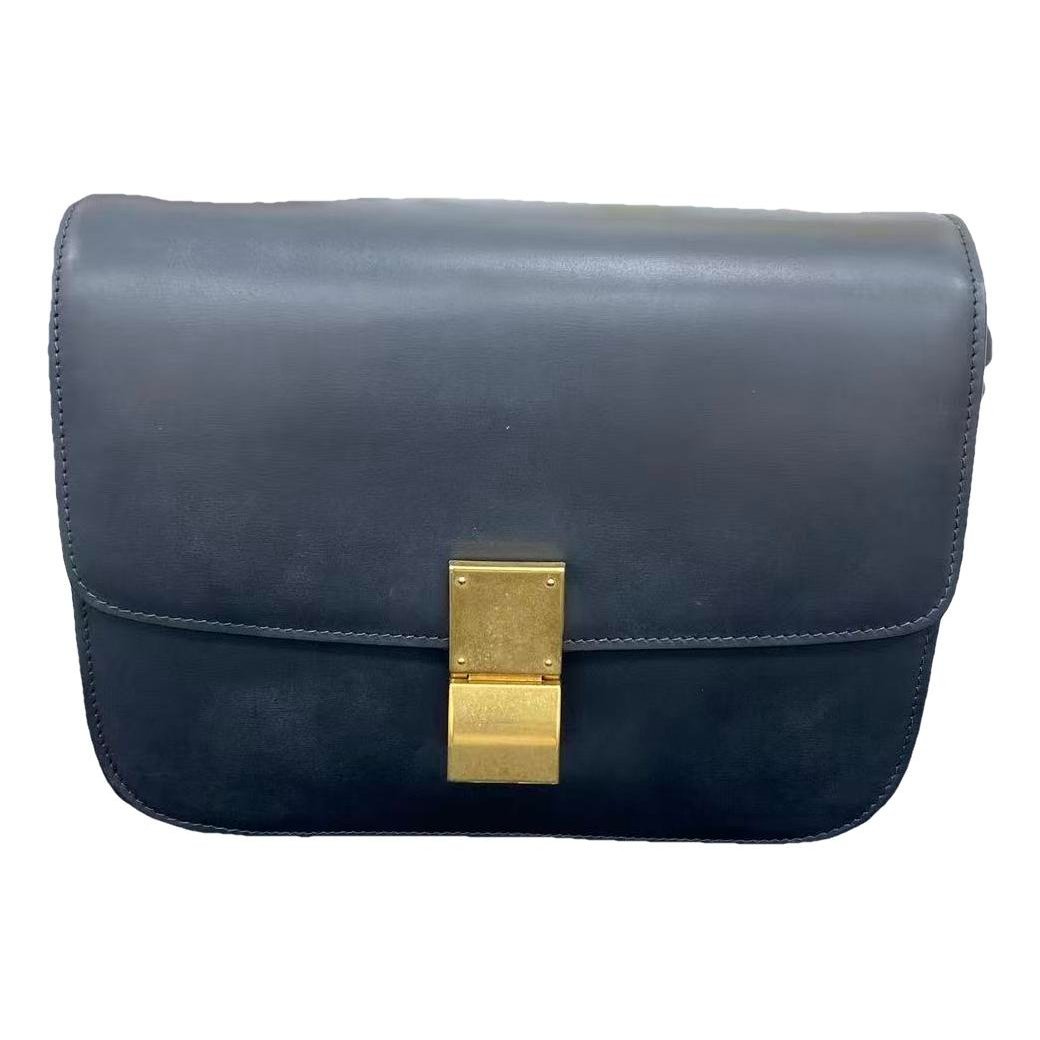 Classic leather crossbody bag