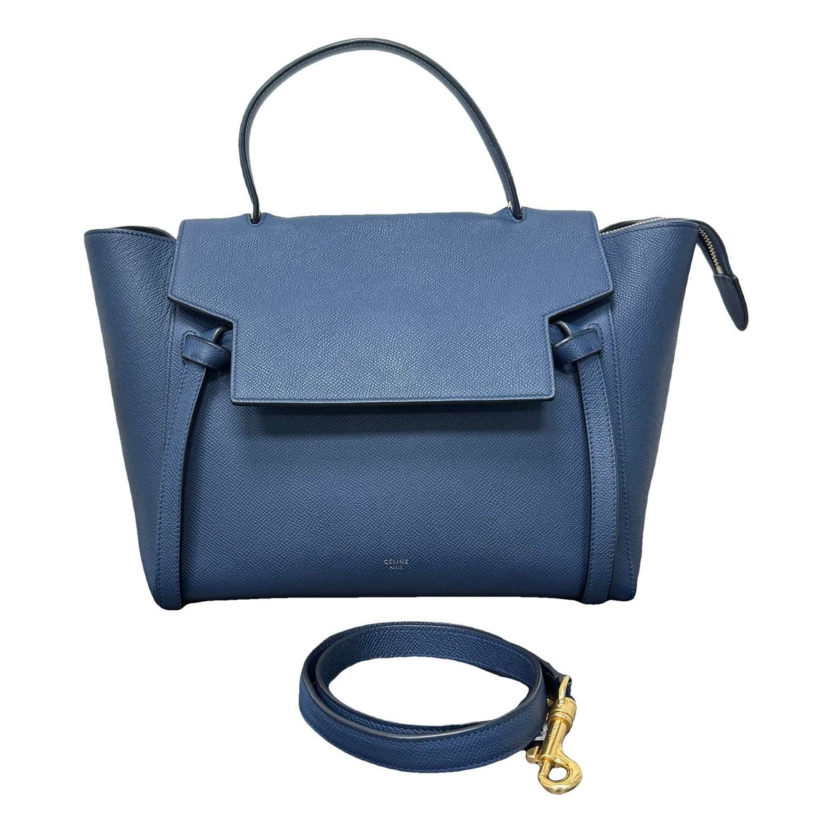 Belt leather handbag