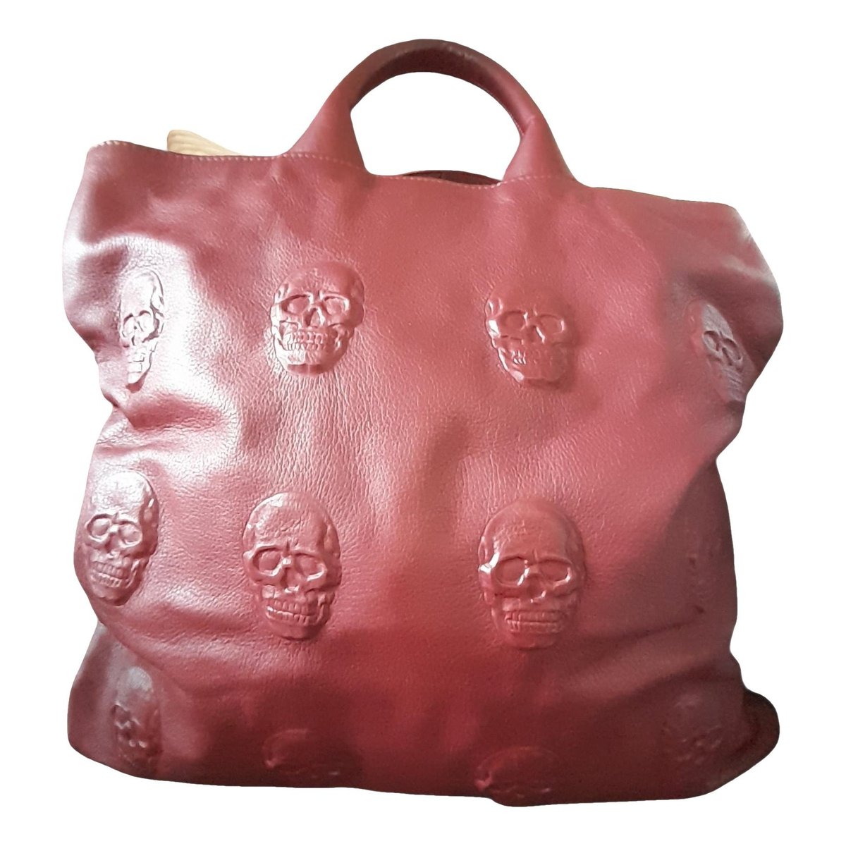Ecossais leather handbag