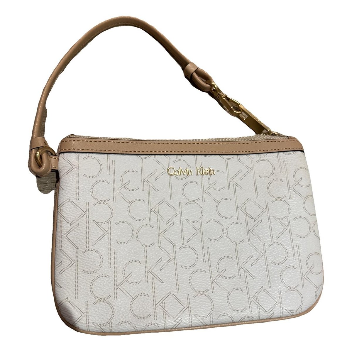 Leather clutch bag
