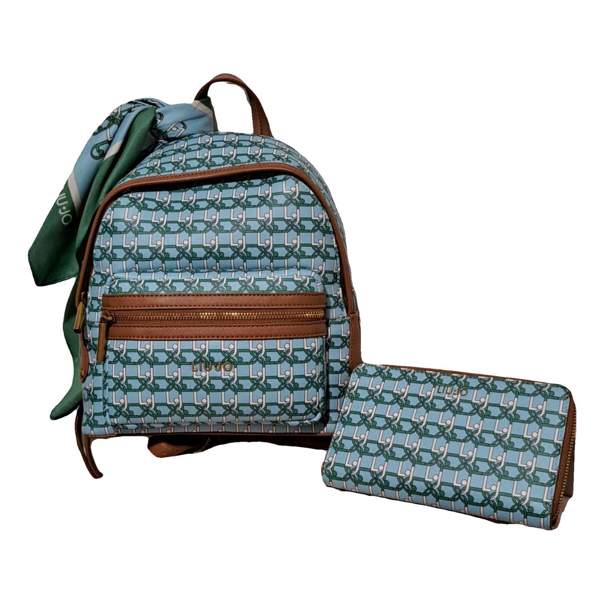 Vegan leather backpack