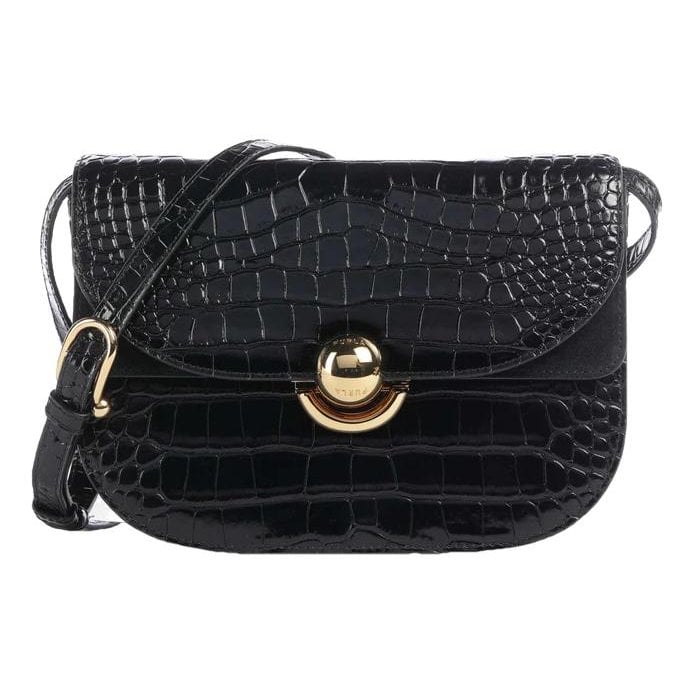 Patent leather crossbody bag