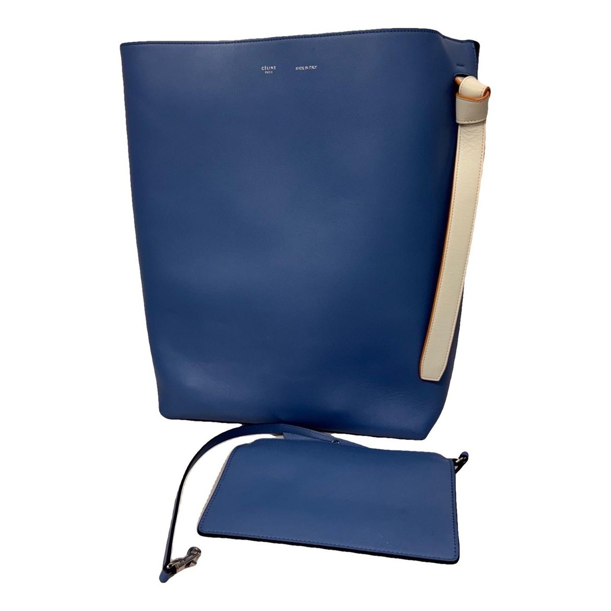 Twisted leather tote