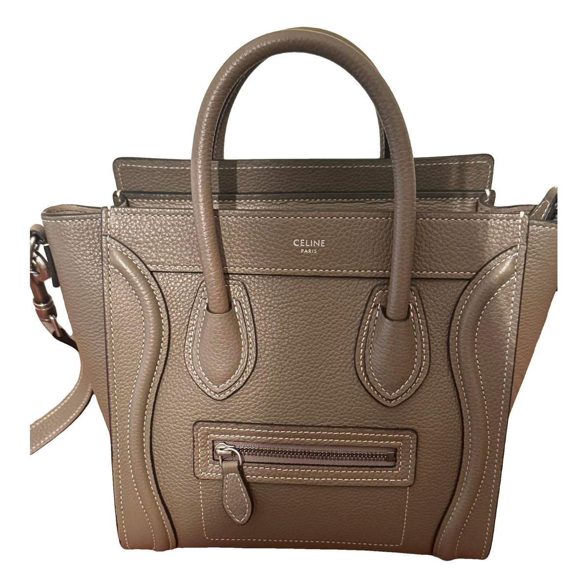 Luggage leather handbag