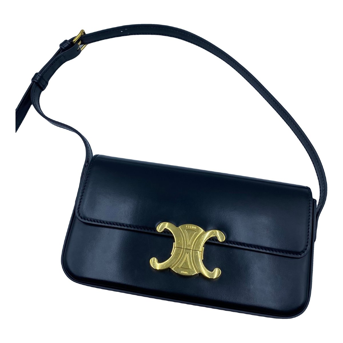 Triomphe Long leather handbag