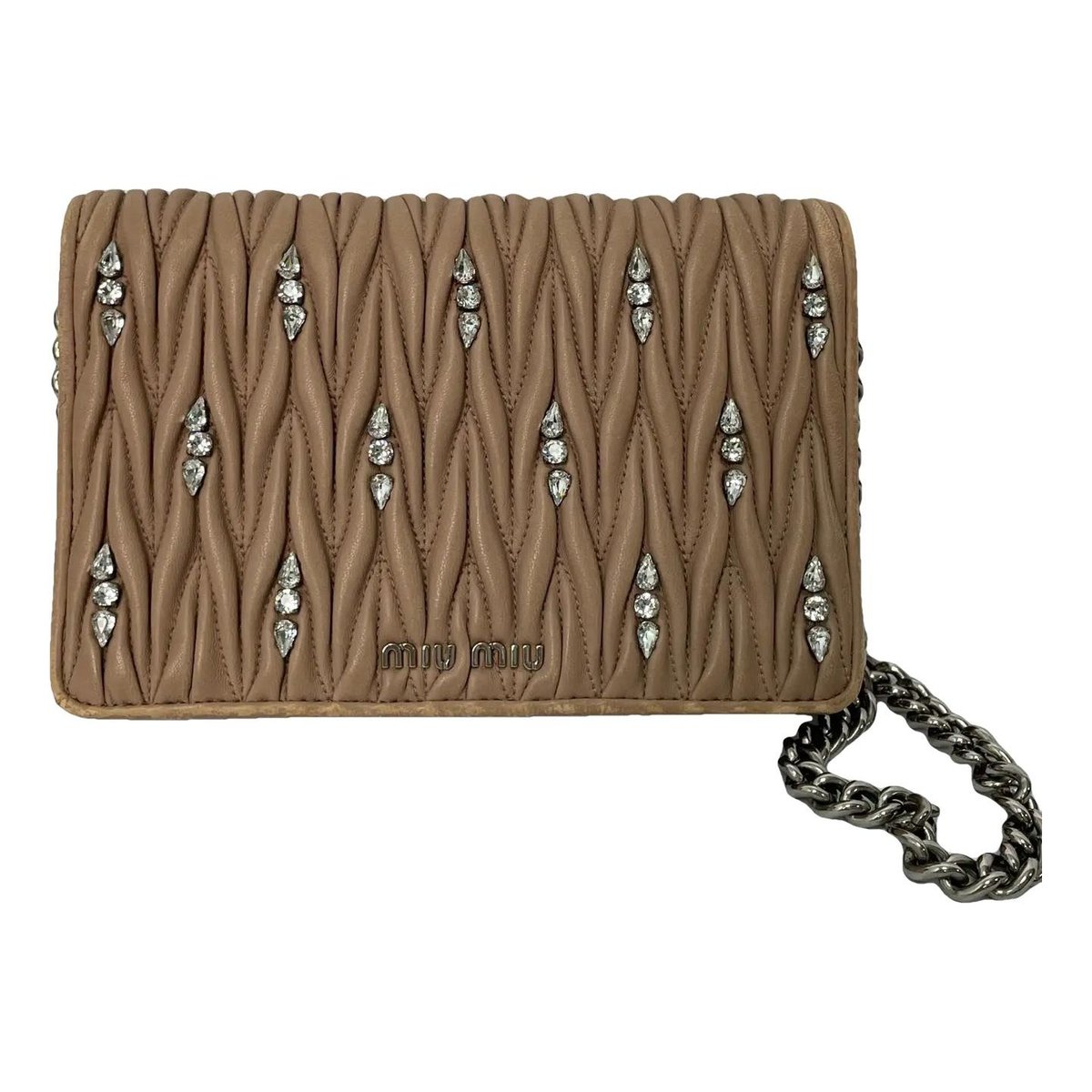 Miu delice leather crossbody bag