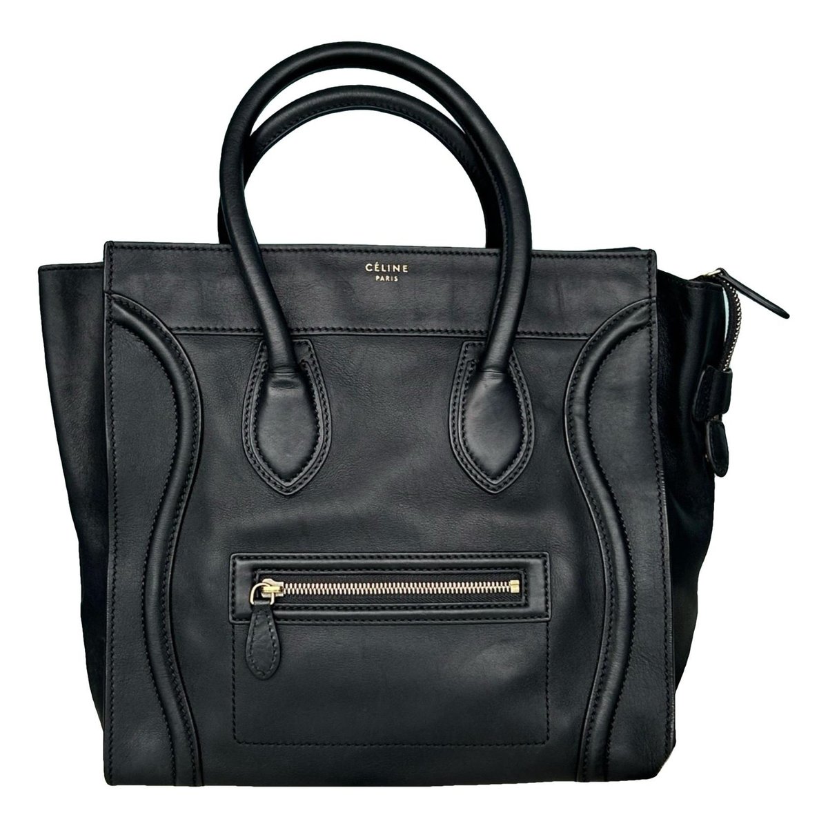 Luggage leather handbag