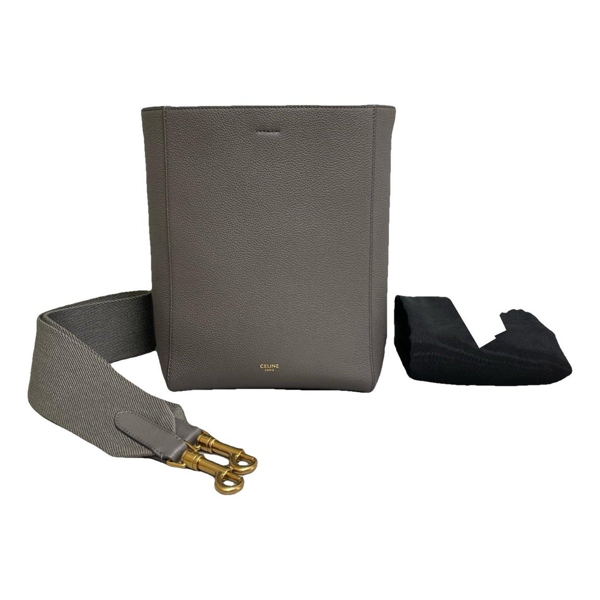 Seau Sangle leather handbag