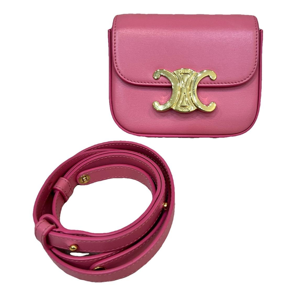 Triomphe leather handbag