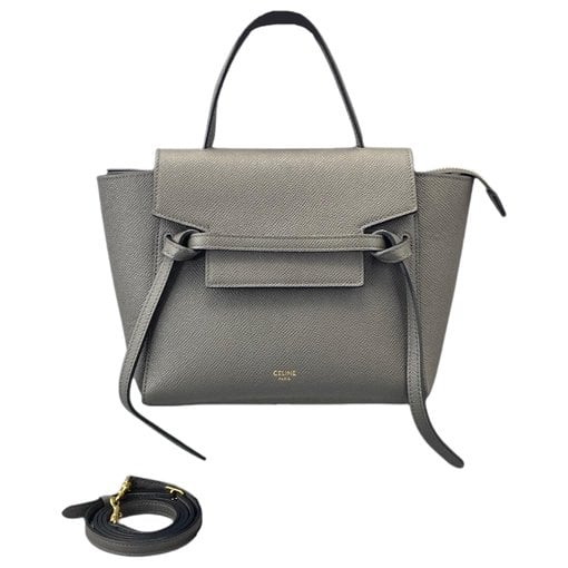 Belt leather handbag