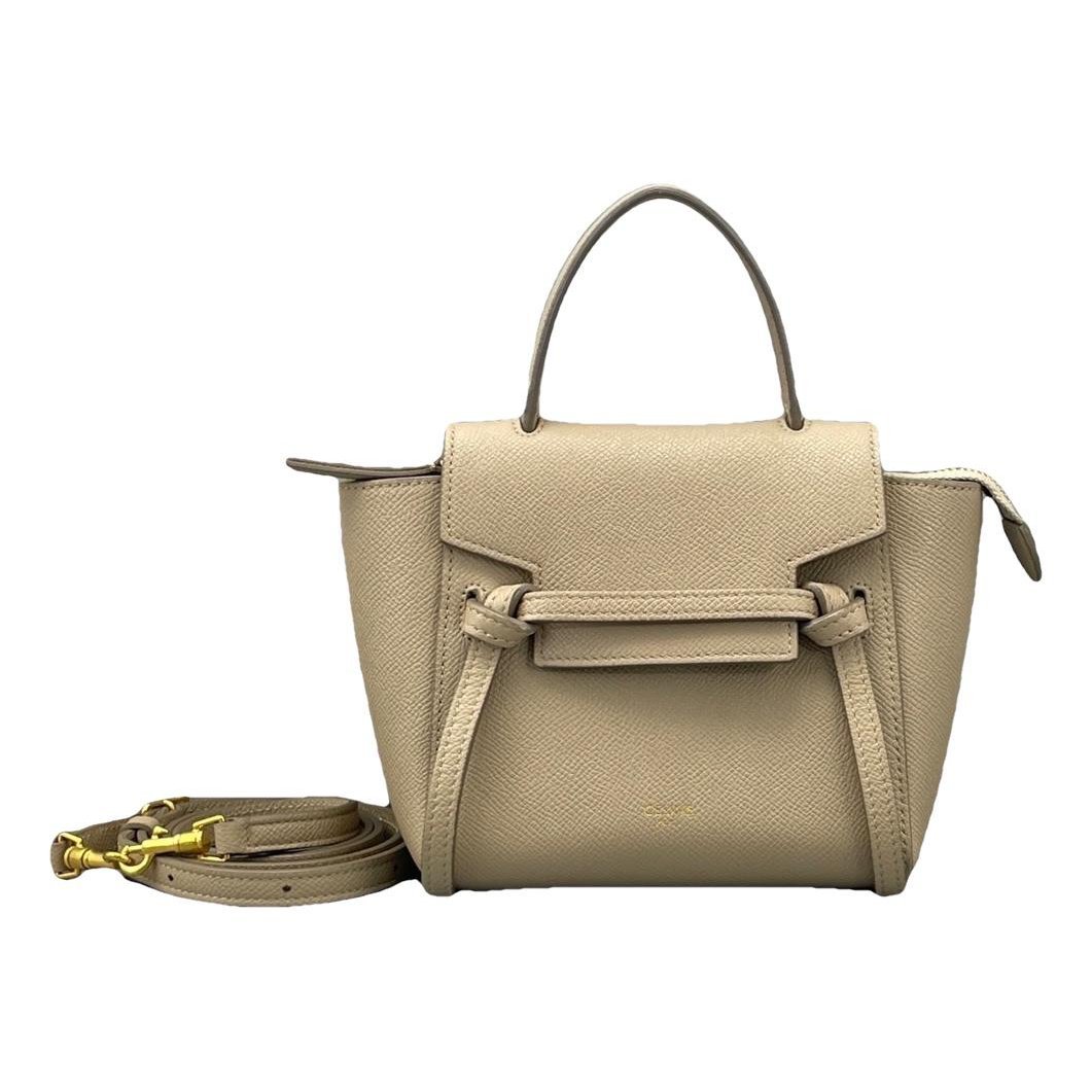 Belt leather handbag