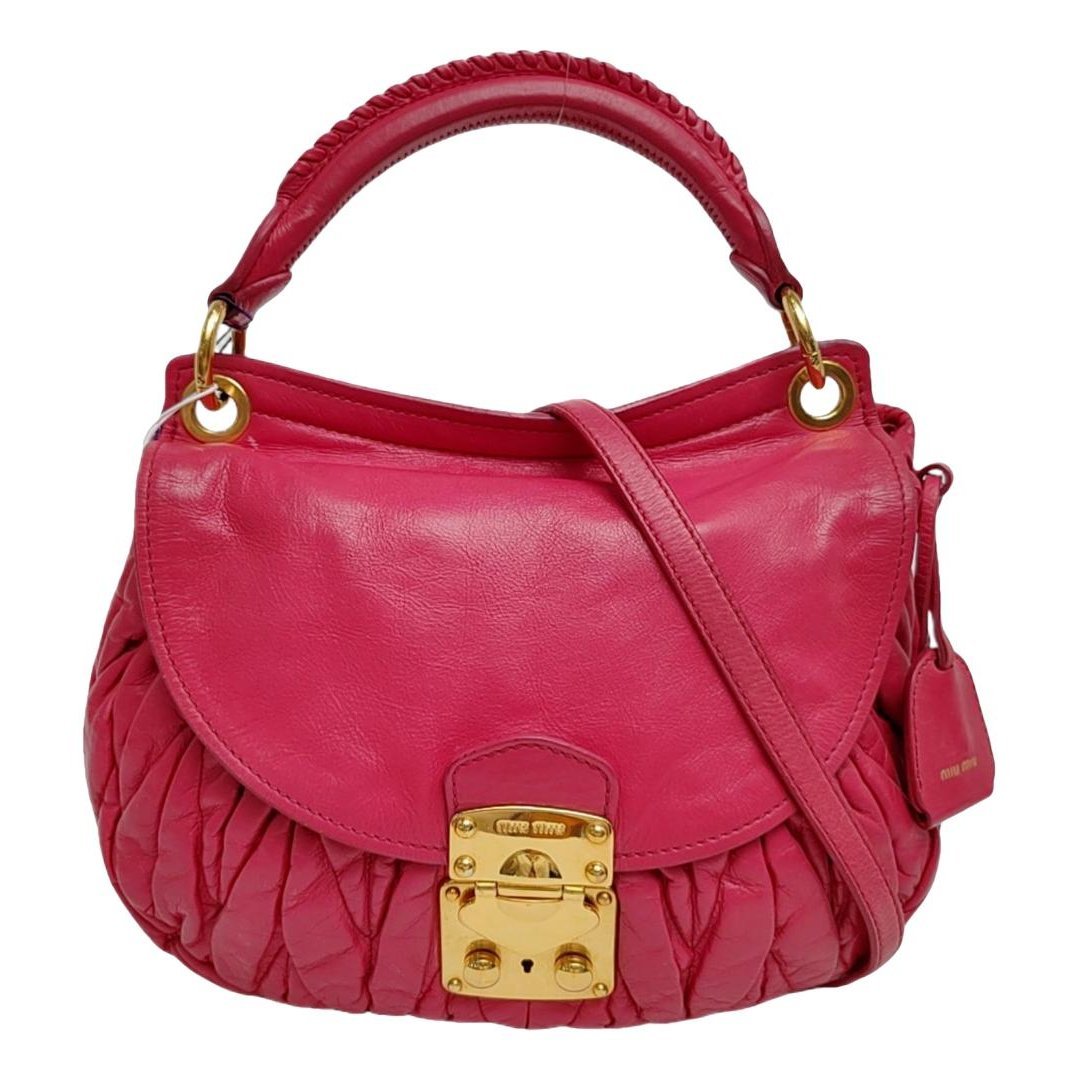 Coffer leather crossbody bag