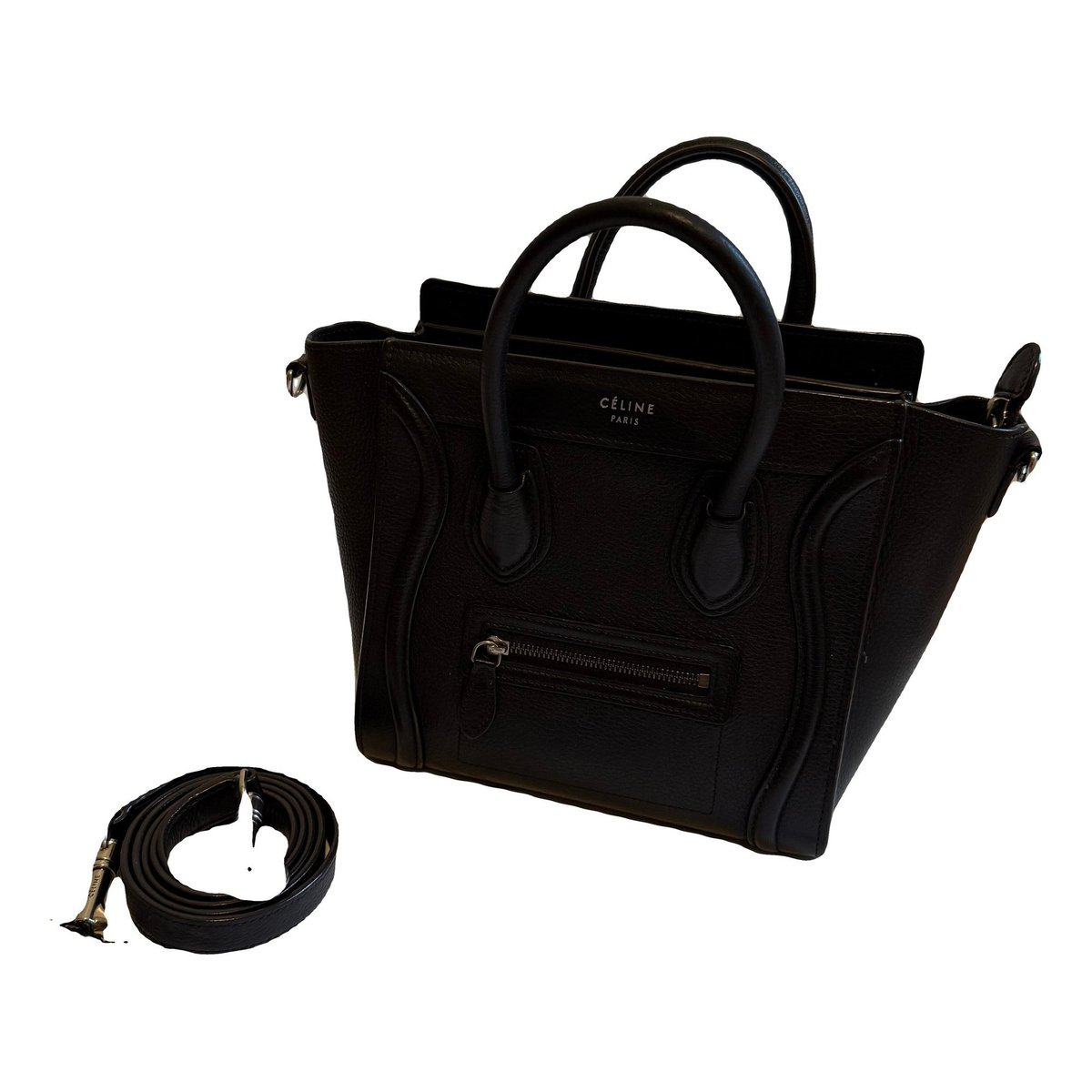 Nano Luggage leather handbag