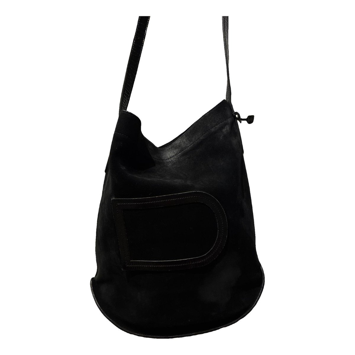 Pin leather handbag
